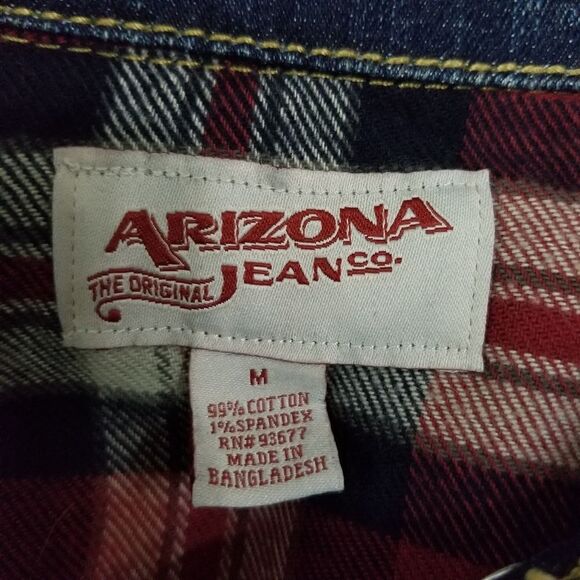 Arizona Jean Company Blue Jean Denim‎ Jacket Size M - Picture 11 of 11